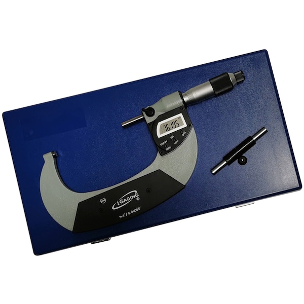 Igaging 3-4" iP65 Electronic Digital Micrometer - 35-065-100 35-065-100 - main